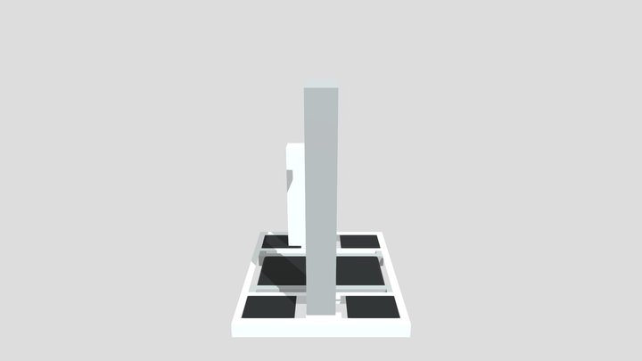 Biometric Security Scanner 3D Model
