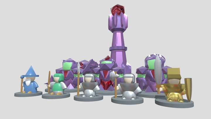 Role Playing Game Challenge 3D Model