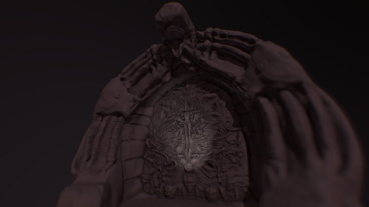fresco from alien prometheus 3D Model