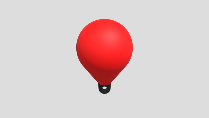 Buoy_ Red 3D Model