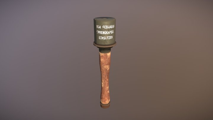 Grenade 3D Model