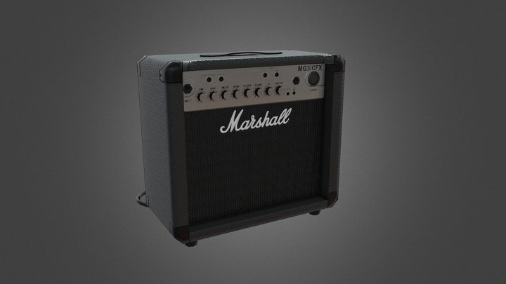 Guitar Amplifier (Marshall MG30CFX) 3D Model