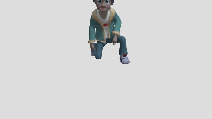Pokemon Trainer-PUPU 3D Model