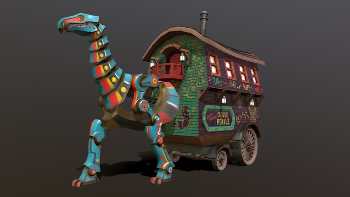 Indri & The Cirque Royale 3D Model