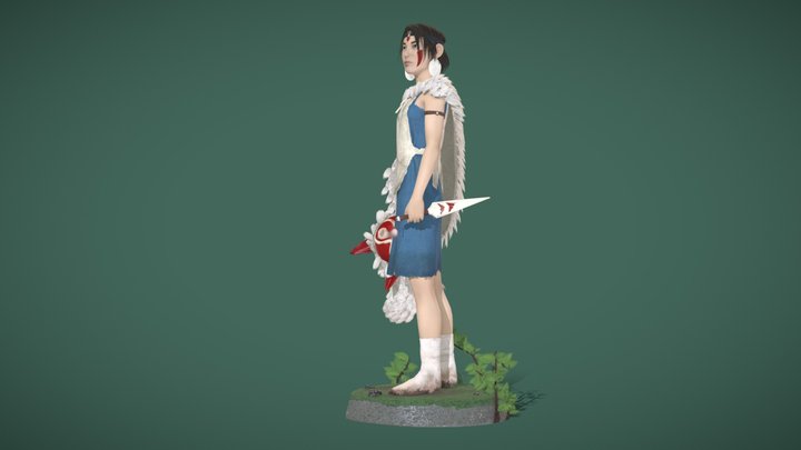 Princess Mononoke/もののけ姫 3D Model
