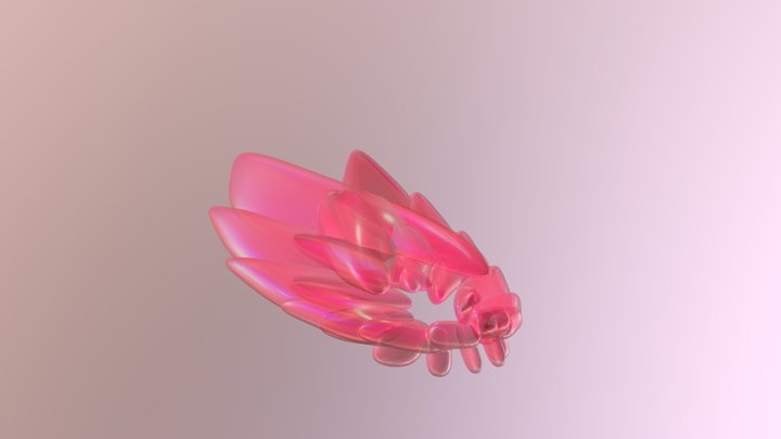 Hibrid Burbujas pasteles 3D Model