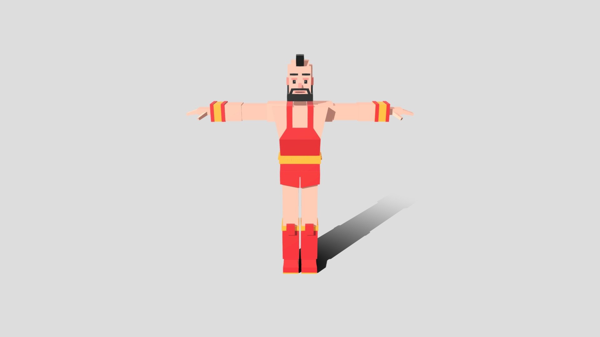 Box_charactor-Strong man - Download Free 3D model by sandians [14d8af5 ...