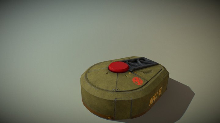 Portable Turret 3D Model