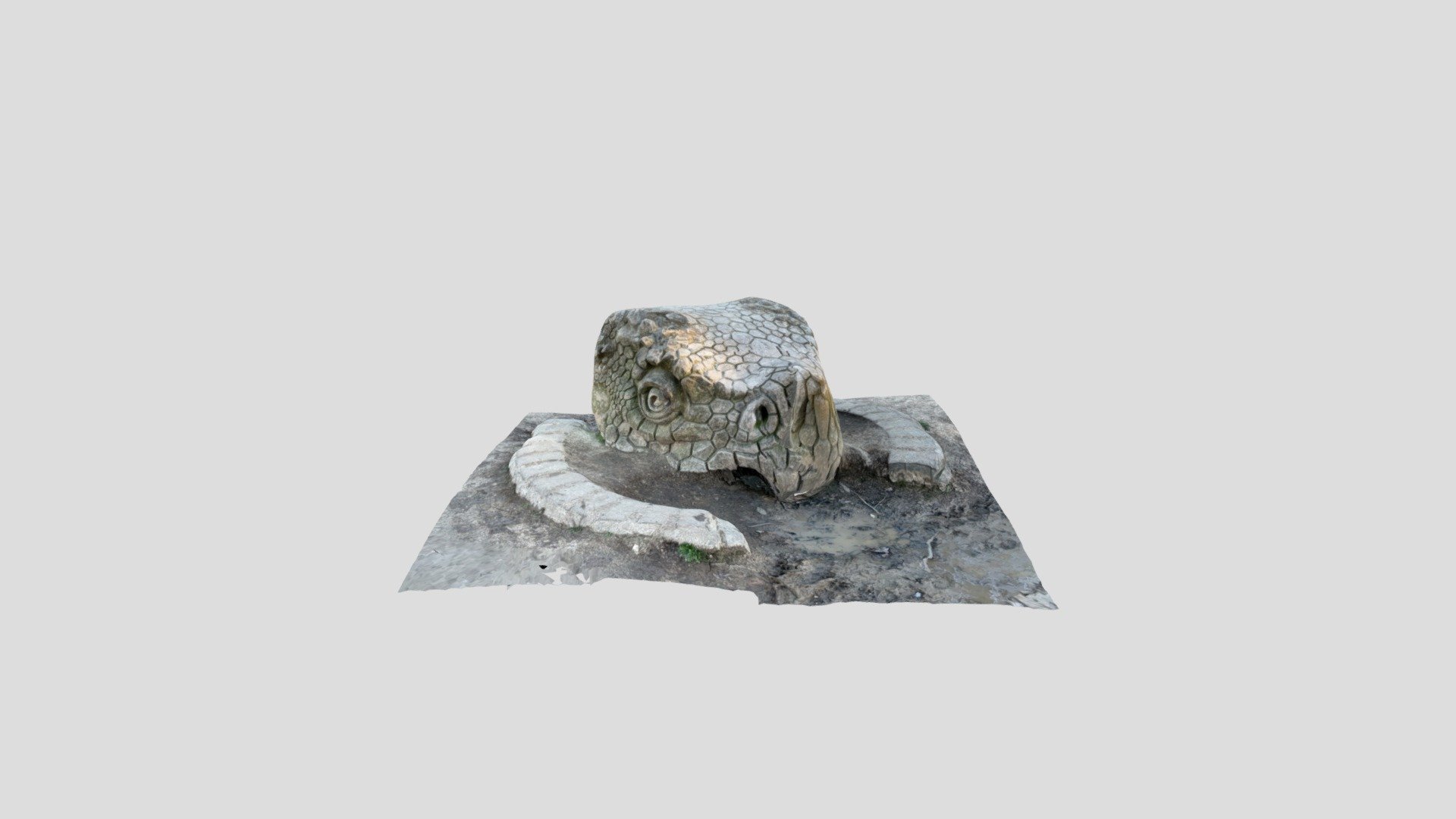 crystal palace dinosaur head