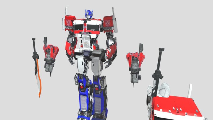 RoTB optimus prime redesign obj (no rigging) 3D Model