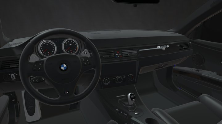 2017_pandem_bmw_m3_e92_rocket_bunny_gt_wing 3D Model