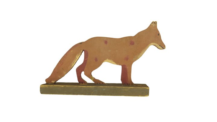 A Fox, A Toy 3D Model
