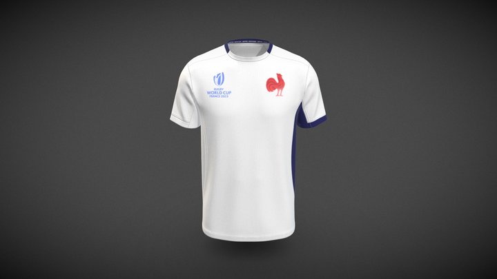 Men France Rugby World Cup 2023 Away Jersey