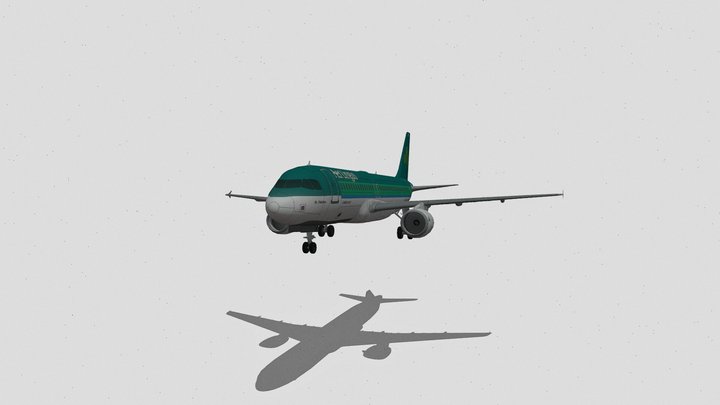 A320 Map 3D Model