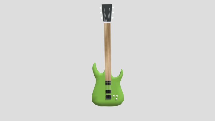 Electric Guitar 3D Model