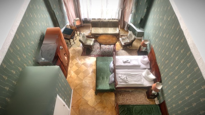 Pension Funk - Hotel Room Nr. 12 3D Model