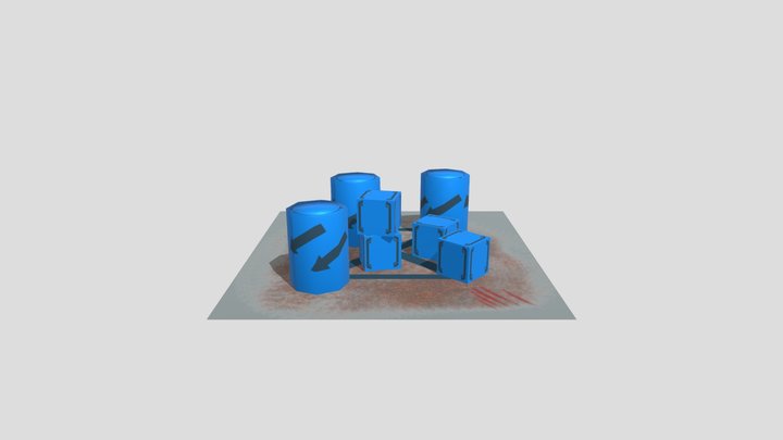 Cratebarrels 3D Model