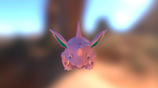 Nidorino (Idle Animation) 3D Model