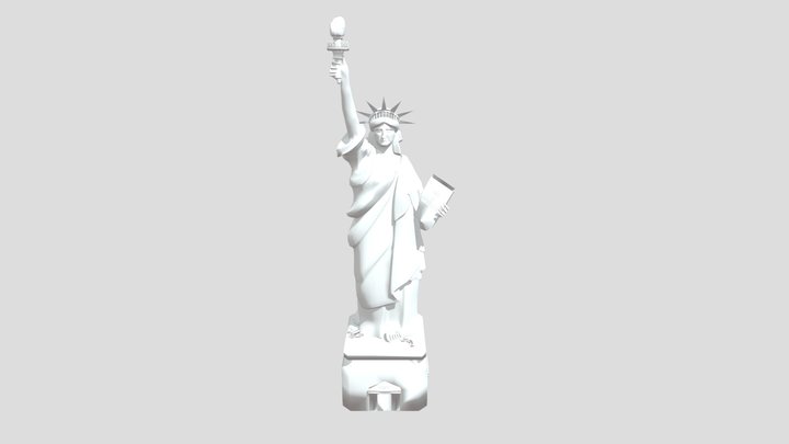 Libert Statue 3D Model