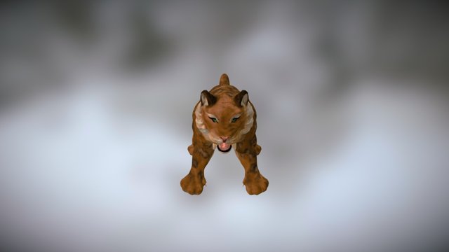 Sabretooth 3D Model
