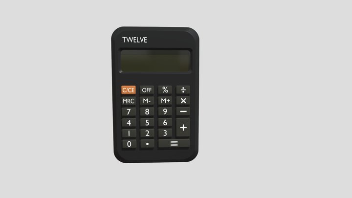 calcuator 3D Model