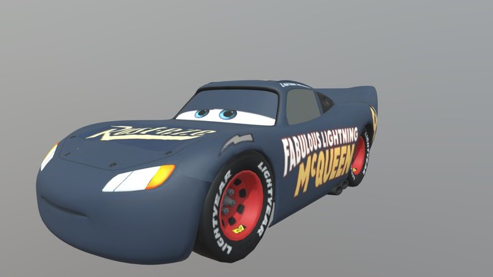 Fabulous Lightning McQueen 3D Model