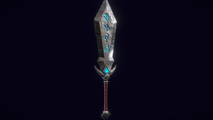 Fantasy Sword 3D Model