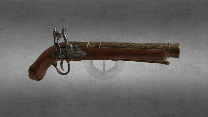 Flintlock 3D Model