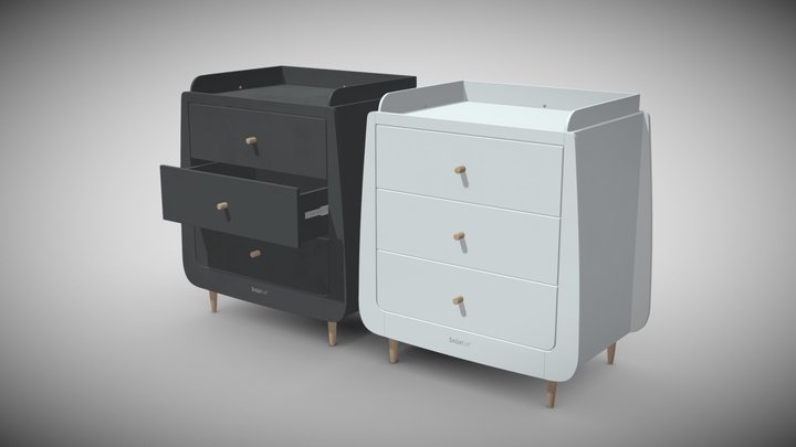 SnuzKot Skandi Changing Unit | FN006GE by Snüz 3D Model