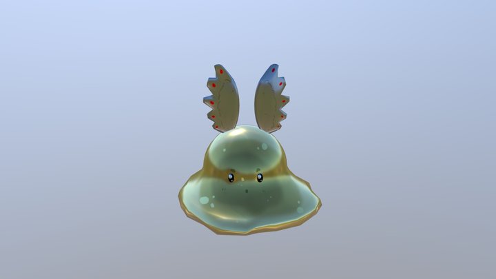 Slime (gold) 3D Model