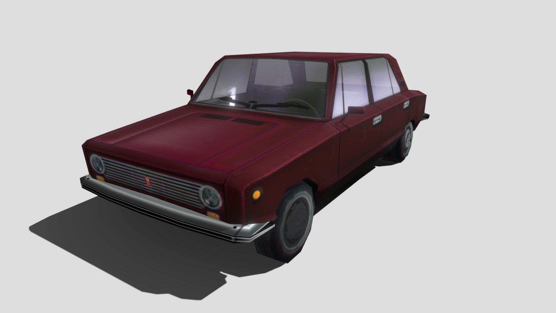VAZ-21011 Opened — Sketchfab embed 3D viewer