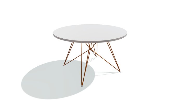 XZ3 Table Round by Magis 3D Model