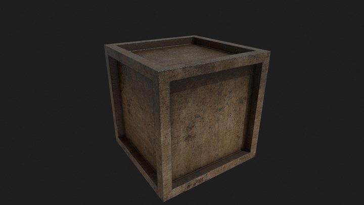Crate_low 3D Model