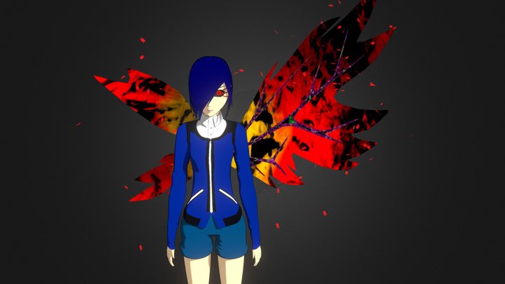 Touka Kirishima 3D Model