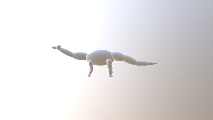 Brontosaurus 3D Model