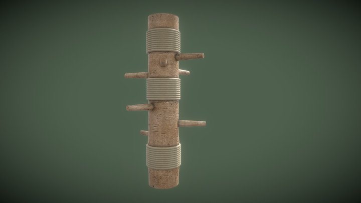 Fighting Pillar 3D Model