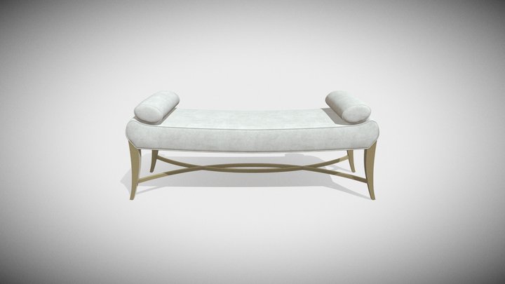 Michael Amini  MALIBU CREST Bench 3D Model