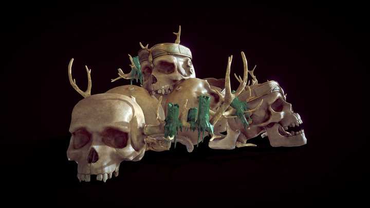 skull_scene 3D Model