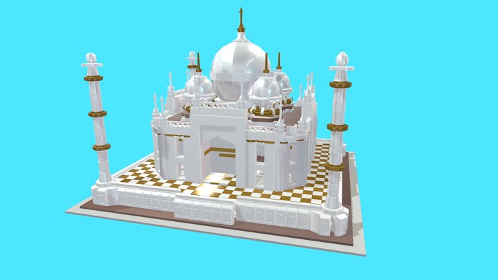 Taj Mahal Lego set 3D Model