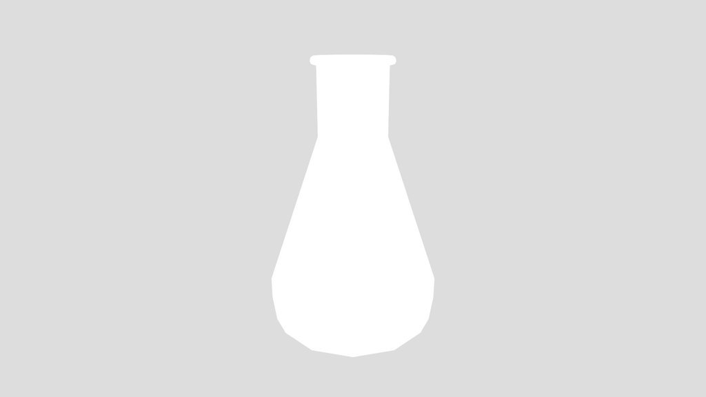 Low Poly Science Flask