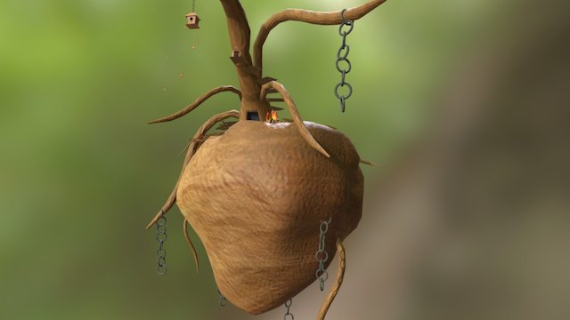 Diorama Island 3D Model