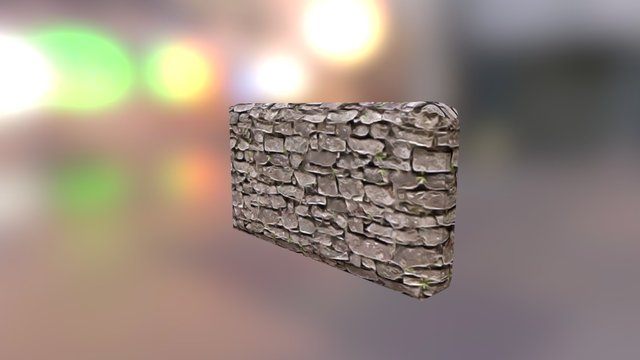 Toon Wall 3D Model