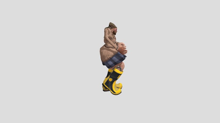 Salsa Dancing 3D Model