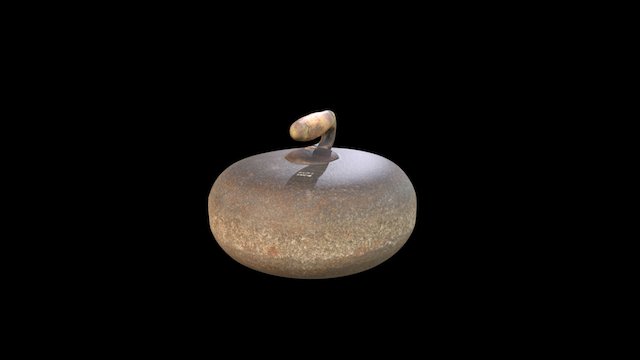Curling Stone 3D Model