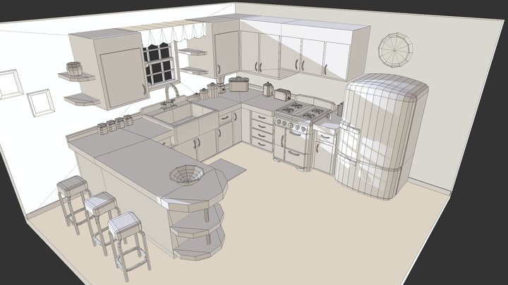Kitchen 3D Model