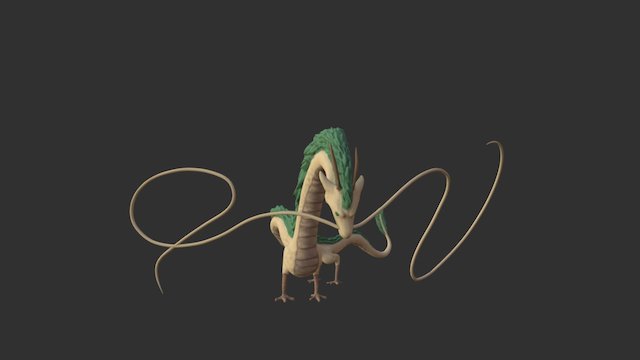 Haku from Spirited away 3D Model