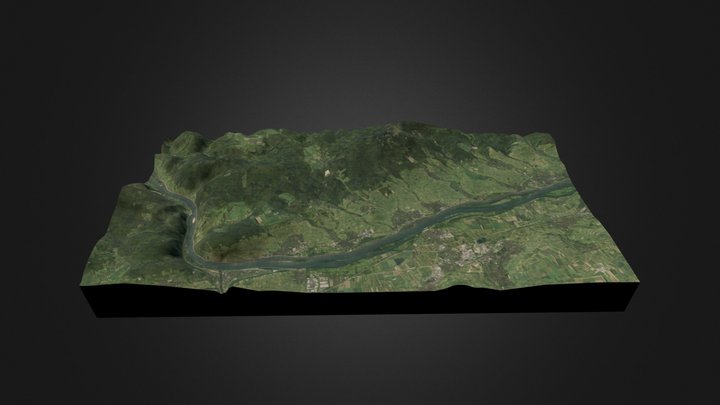 Hessen | Rheingau 3D Model