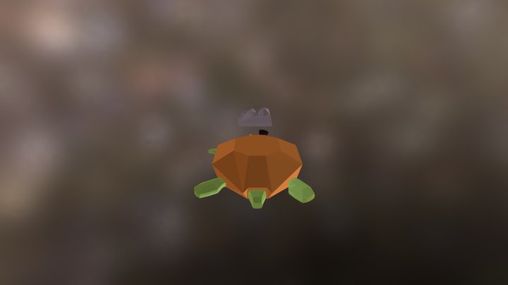 Timid Turtle 3D Model