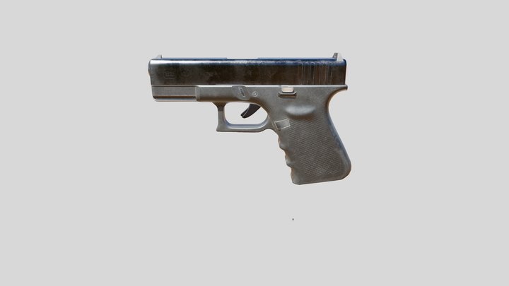 Glock 19 – Game-Ready / Hero Asset 3D Model