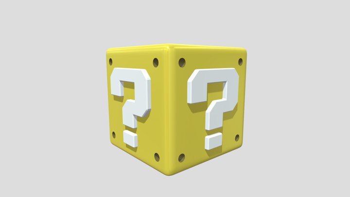 QuestionBlock 3D Model